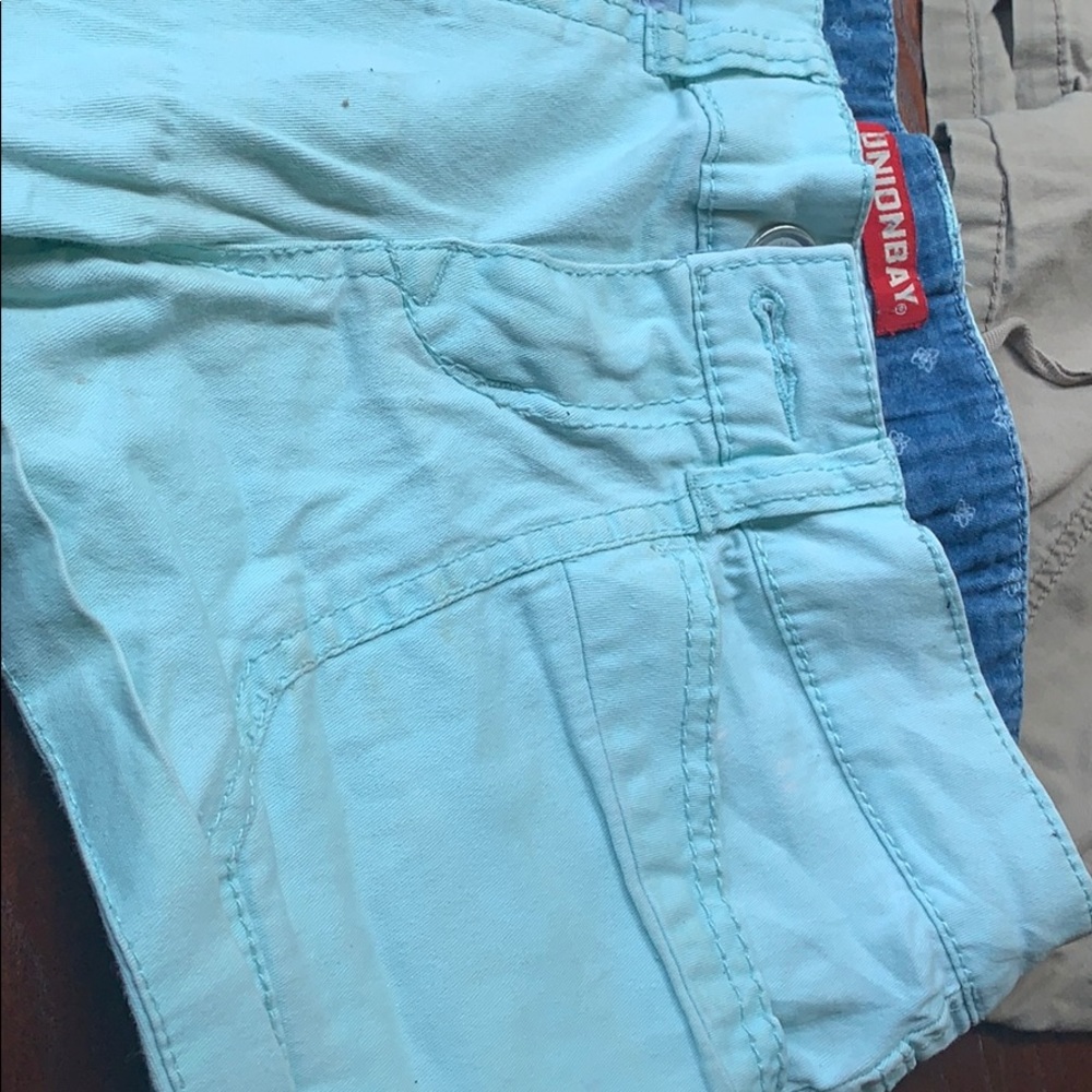 Teal corgi shorts 3inch
